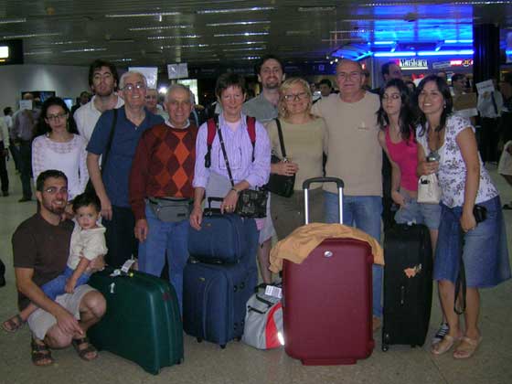 Recepcin a los Ropolo de Pancalieri en Ezeiza (21/Ene/2007)