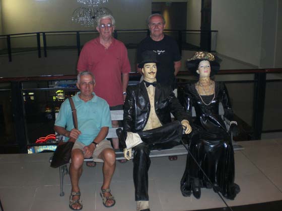 Angelo Ropolo, Giuseppe Ropolo y Eduardo Jos Ropolo en la ciudad de Goya de la provincia de Corrientes (8/Feb/2010)