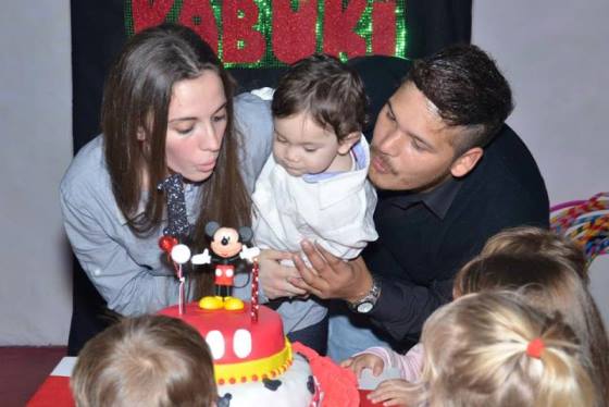 The Family in Tiziano's first birthday (22/Jun/13)