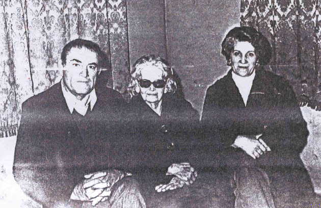 Atilio Alberto Rocchia y Aurora Dau con Alina