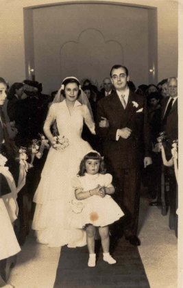 Casamiento de Fermin Juan Bircher y Elba Zunilda Aguirre