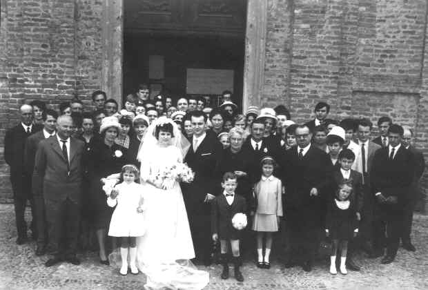 Casamiento de Giuseppe Aquadro y Maggiorina Casalis (16/May/1965)