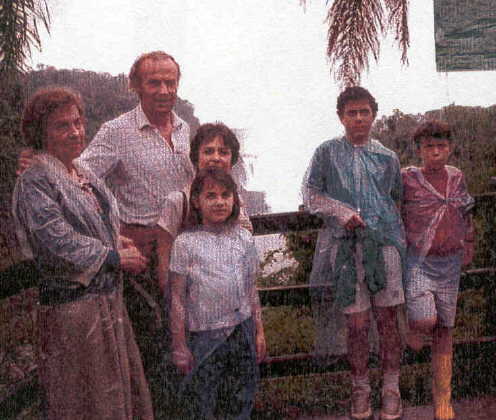 Toda la Familia de Hector Saione con Florentina Rocchia