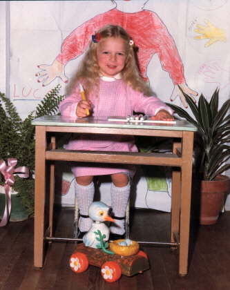 Barbara Ferrero en la escuela Elemental (Ao 1981)