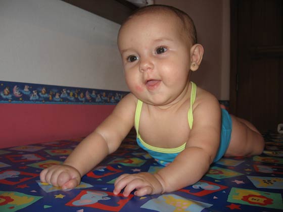 Juliana a los 5 meses (Feb/2008)