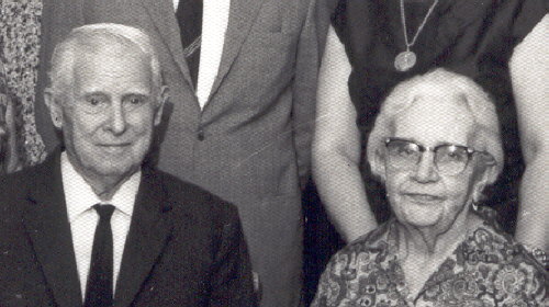 Lorenzo Jos Ropolo en sus 84 cumpleaos con Amalia Inocencia Senn (Ao 1966)