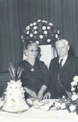 Lorenzo Jos Ropolo y Amalia Inocencia Senn en sus Bodas de Oro (7/Set/1960)