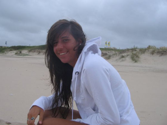 Maria de Belen Luna de vacaciones en Punta de Este (Ao 2008)