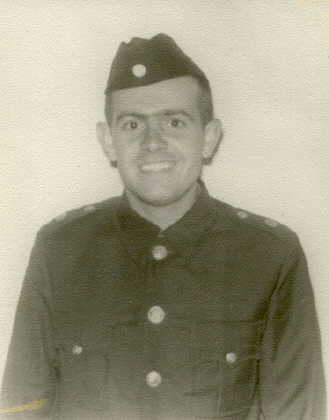 Reinaldo Gerardo Ropolo en el Servicio Militar (ao 1966)