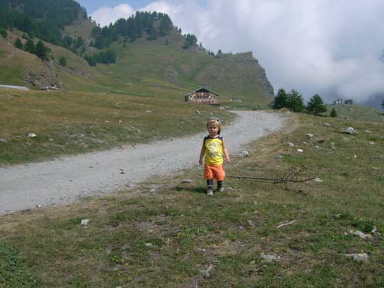 Riccardo paseando en las sierras (Jul/2009)